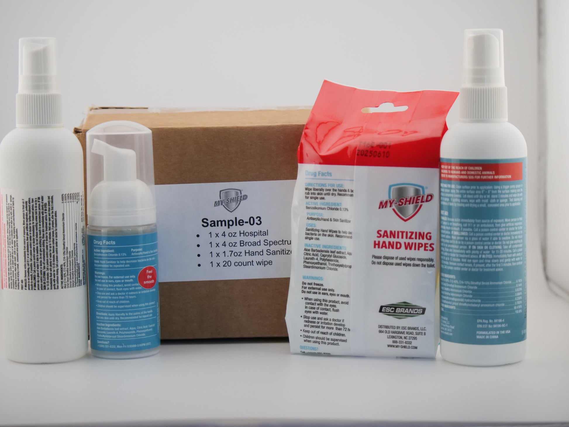 My-Shield Sample Pack - Clinical – Germfreeinnovations